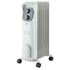 Comfort Zone CZ8008 Deluxe Oil-Filled Radiator Heater - White