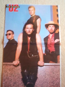 U2 Just 17 Centerfold magazine POSTER 17x11" - Imagen 1 de 1