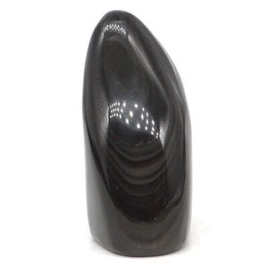 Muestra de energía curativa material piedra palma cristal obsidiana oro natural 386 g - Imagen 1 de 5