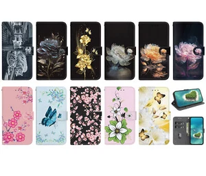 Flip Leather Painting Phone Case For For LG V40 ThinQ Stylo 5 6 7 K42 K71 K50 - Picture 1 of 16