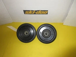 2006-25 BRP ski-doo set of 2 OEM black 147mm wheel ass'y #503191311 - Picture 1 of 3