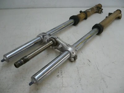 HONDA 86 XL600R XL 600 R ПЕРЕДНИЕ ВИЛКИ ТРУБЫ НИЖНИЙ ТРОЙНОЙ ДЕРЕВО СОГНУТЫЙ - Изображение 1 из 4