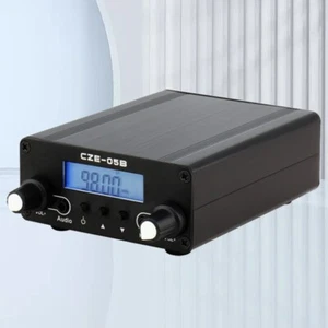 Nadajnik FM Kościół 0,5W Mini radio Stacja stereo Czarny z anteną CZE05B US - Zdjęcie 1 z 13
