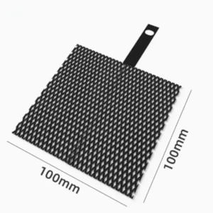Recubrimiento de electrodo de titanio-iridio de rutenio de 100 x 100 mm, placa de malla de ánodo Ti - Imagen 1 de 7