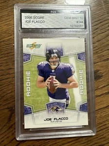 2008 Score - Rookie #344 Joe Flacco (RC) FGS 10 - Picture 1 of 2