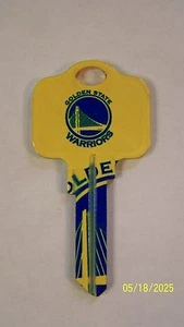 Golden State Warriors Kwikset house key blank KW1/KW10 - Picture 1 of 1