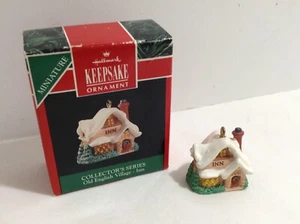 Old English Village-Inn`1991`Miniature-Fourth In Series Hallmark Ornament - Picture 1 of 2
