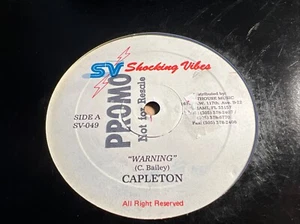 Capleton - Warning, 12", (Vinyl) - Picture 1 of 12