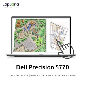 Dell Precision 5770 Core i7-12700H 32GB 512GB 17" UHD Touch Quadro RTX A3000 W11 - Afbeelding 1 van 3