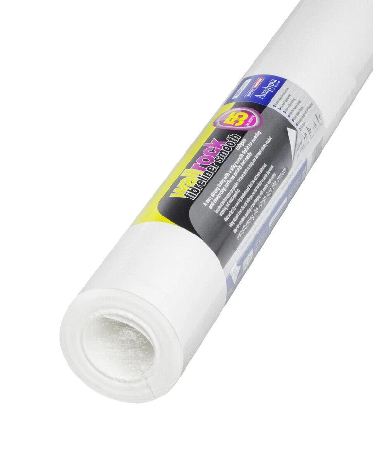 Rollo de papel tapiz liso de 55 cm Anaglypta Wallrock Foto 1 de 1