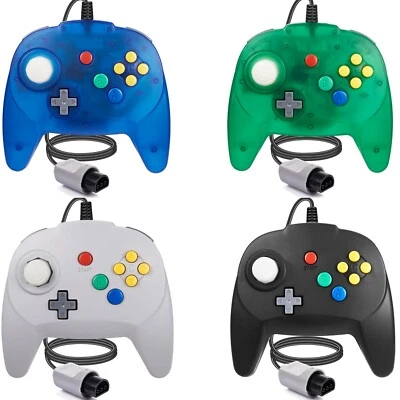 Classic N64 Controller Game Pad Joystick Joypad for 64 bit Video Game Console - Image 1 of 4