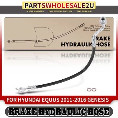 Rear Left Brake Hydraulic Hose for Hyundai Equus 2011-2016 Genesis 09-14 Sedan - Image 1 of 4