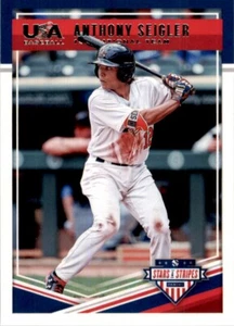2018 Panini Stars & Stripes Anthony Seigler Rookie #30 Team USA Baseball - Picture 1 of 2