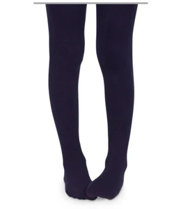 JEFFERIES SOCKS Navy Pima Cotton Tights NIP Girls 4-6 years - Picture 1 of 2