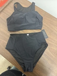 Tempt Me 2 Pieces Swimsuit Black Size S Sport Swimsuit - Picture 1 of 3