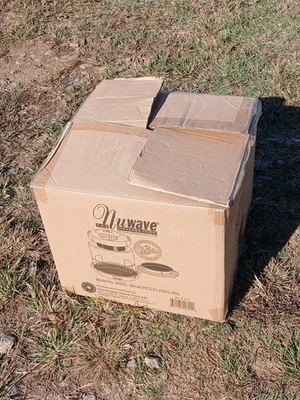 Nuwave Pro Infrarot Backofen Modell 20302 weiß blau mit Verlängerungsring Kit Neu  - Bild 1 von 4