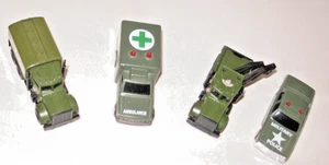Lote de vehículos del ejército HO (4) #1-63 - Imagen 1 de 9