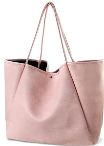 Hoxis Tasche Weekender Tasche rosa veganes Leder Top Zustand Handgepäck - Bild 1 von 5