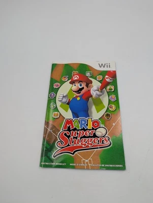 Mario Super Sluggers (Wii, 2008) Manual Only - Image 1 of 4