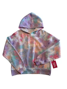 Justice Girls Large 12-14 Hippie Hoodie Sweatshirt MULTICOLOR Long Sleeves NWT - Picture 1 of 17
