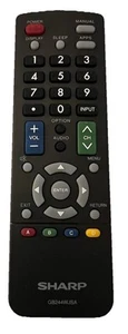 SHARP GB244WJSA LCD LED TV REMOTE CONTROL 4T-B60CJ1U 4T-B70CJ1U 4T-B80CJ1U MINT - Picture 1 of 1