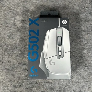 Logitech G502 X Wired Gaming Mouse White Tested & Working - Photo 1/6