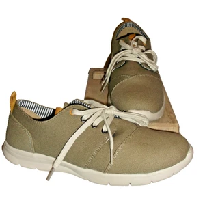 NIB Sonoma Goods For Life Men's Khaki Canvas Sneakers Shoes 9 M - Picture 1 of 4