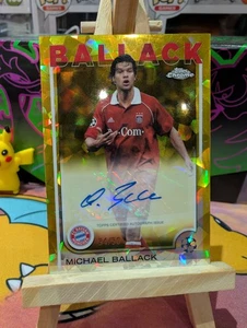 2024-25 Topps Chrome Sapphire UCC Michael Ballack Bayern München Auto /50 Legend - Bild 1 von 3