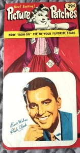 VINTAGE 1959 Bild Patches DICK CLARK MT in versiegelter Packung amerikanischer Bandstand - Bild 1 von 3