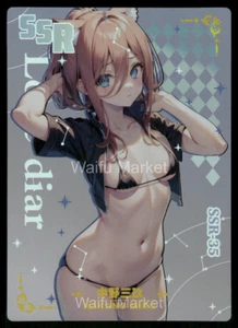 Nakano Miku Quintessential Quintuplets Waifu Anime Card Goddess Story Love Diary - Picture 1 of 1