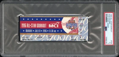 1996 Home Run Derby Ticket Stub PSA 5, Barry Bonds Winner, NONE GRADED HIGHER - Image 1 of 2