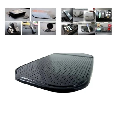 Car Silicone Anti-slip Mat Black 5 PCS/bag Small Items Windshield Sticky Pad - Image 1 of 4