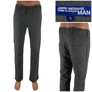 JUNYA WATANABE MAN COMME des GARCONS Men XL Pants Gray Bootcut Japan 36 X 31 EUC - Picture 1 of 11