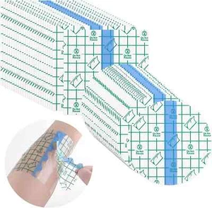 50 Pcs Transparent Stretch Saniderm Tattoo Aftercare Bandage Waterproof Adhesive - Picture 1 of 10