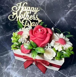 CANDLE ME Mother’s Day Rose Flower Gift Box Flower Candles & Flower Wax Melts - Picture 1 of 8