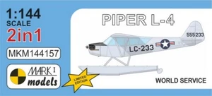 1/144 Liason Aircraft : Piper L-4 "World Service"  [USA] #144157  : MARK1 - Picture 1 of 5