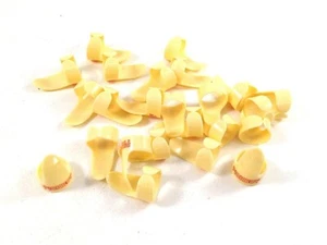 Pickboy Finger Picks Celluloid Ivory Colored 25 Pack 1.20mm Thick Medium Size - Picture 1 of 5