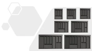 MAX neuer, stabiler Besteckkasten, ermöglicht das Schneiden von Kanten, 400mm-900mm, Graphit - Bild 1 von 20