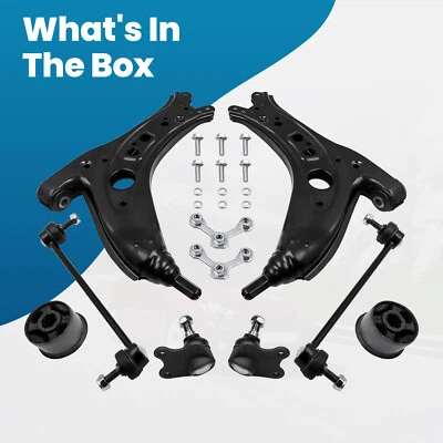 8 TEILE QUERLENKER SATZ VORNE FÜR VW FOX POLO 9N SEAT IBIZA III SKODA FABIA I - Bild 1 von 4