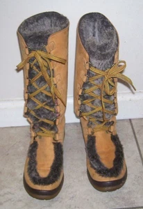 Timberland Tall Nubuck Fur Lined Boots...6.5M...Nice & Warm...Great Condition!! - Picture 1 of 6
