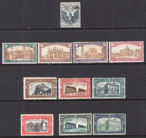 Italien 1916-1930 Gruppe von 11 besseren Wohltätigkeitsmarken postfrisch H CV$114 - Bild 1 von 1