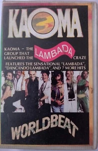 Kaoma Worldbeat Lambada : Cassette Album India - White Clamshell Case Rare - Picture 1 of 2