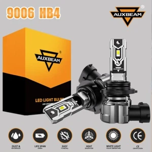 AUXBEAM 9006 LED Headlight Bulbs Low Beam Cool White for Honda Civic 2004-2015 - Picture 1 of 11