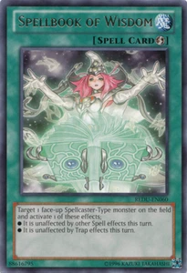 Libro de Hechizos de la Sabiduría REDU-EN060 Plata Rara Tarjeta Yu-Gi-Oh (U) Nueva - Imagen 1 de 3