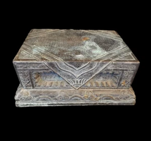Antique Bronze Pedestal Base Chinese - Picture 1 of 13