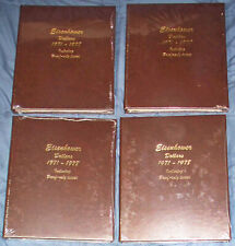 4 Eisenhower Dollar Dansco albums NEW SEALED 1971-1978 w/Proof Only spaces #8176