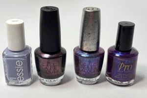 95% FULL OPI + Lot of 4 Rare Discontinued Purple VTG Nail Polish Royal DS106 - Picture 1 of 9