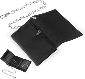 Photect RFID Slim Geldbeutel Kinder Portmonee Junge Geldbörse Mit Ketten Clip Re - Bild 1 von 12