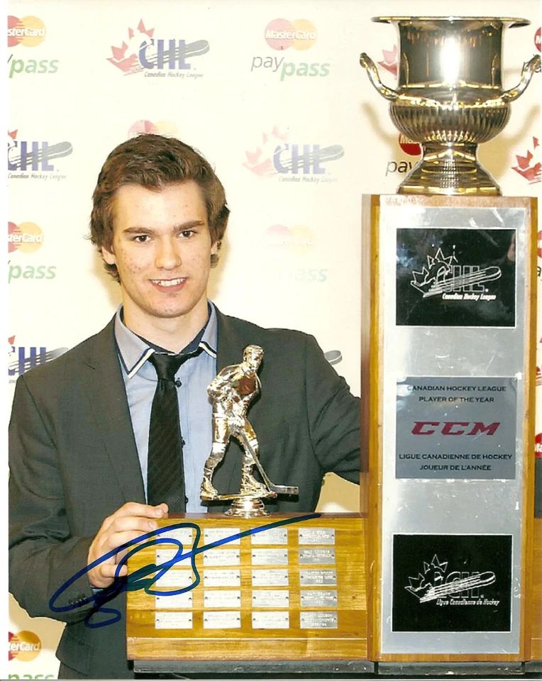 Foto firmada a mano por Jonathan Drouin 8x10 autógrafo de hockey Tampa Bay Lightning Foto 1 de 1