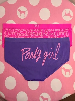 Bragas Hipster YOGA Elásticas Sin Costuras ROSA 2pk Victoria's Secret De Colección Talla M Foto 1 de 4